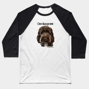 Chocolate Brown  Cockapoo / Spoodle and Doodle Dogs Baseball T-Shirt